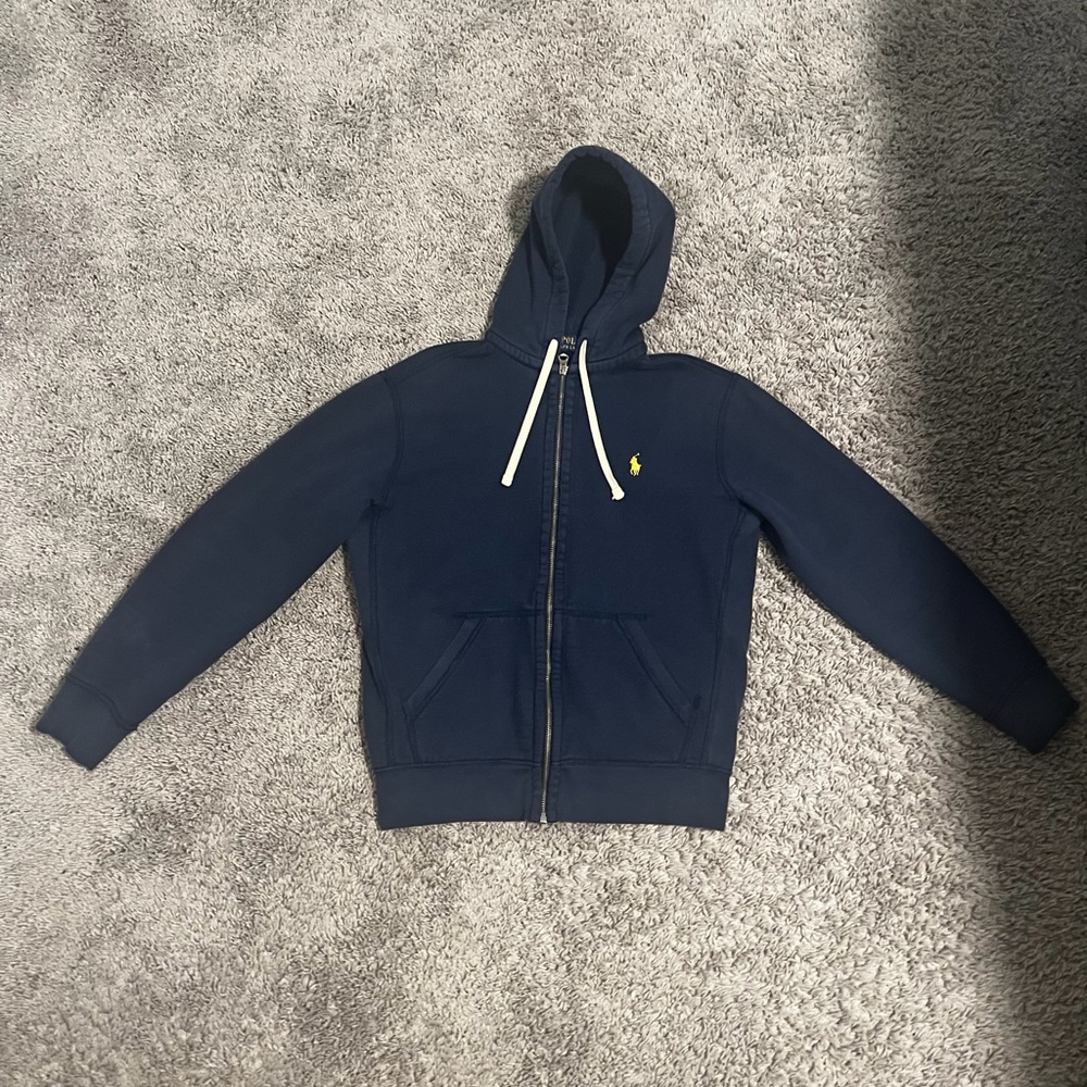 Polo by Ralph Lauren Navy Blue Hoodie Zip up